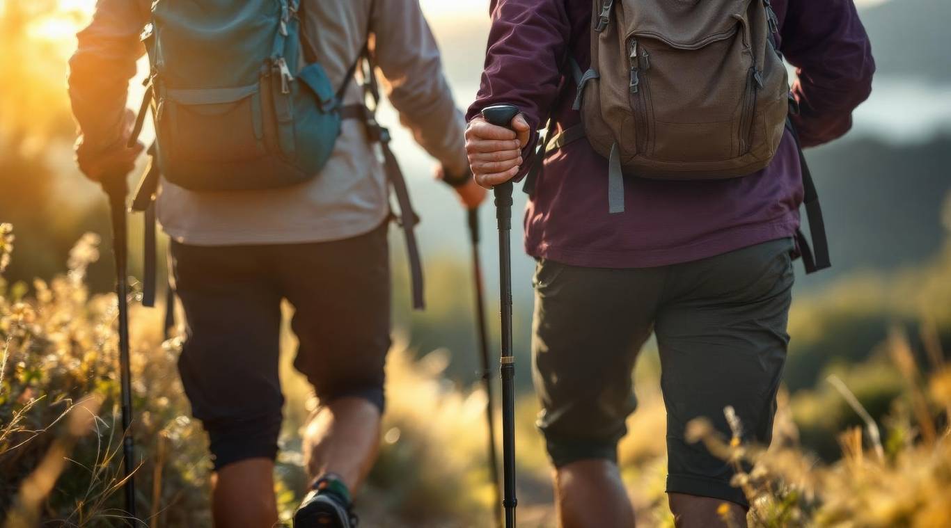 Aktive Menschen verschiedener Altersgruppen